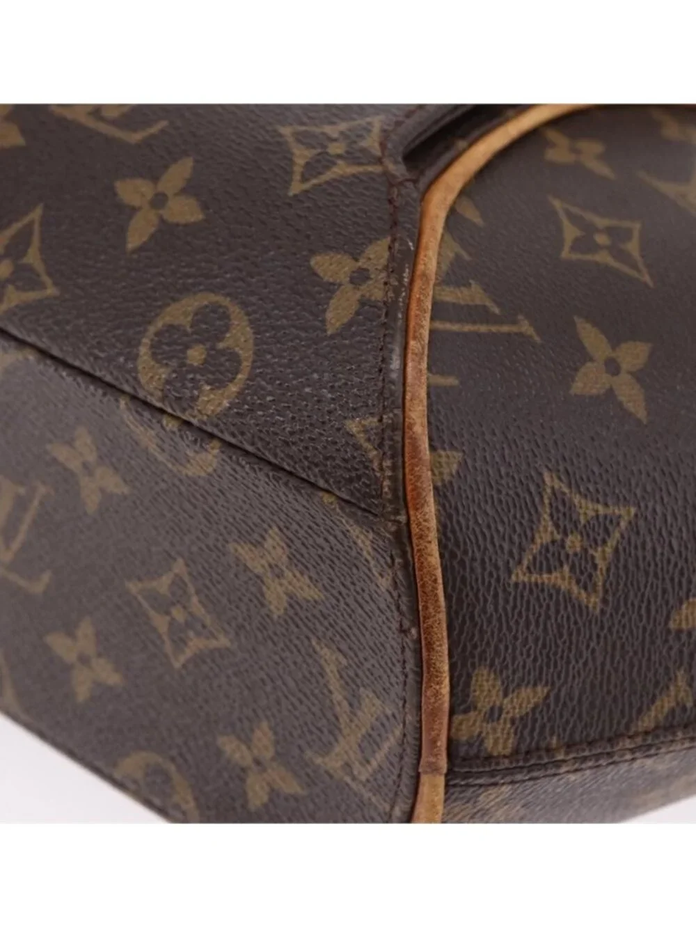 Authentic LOUIS VUITTON Monogram Ellipse Shopping Shoulder Bag M51128 LV